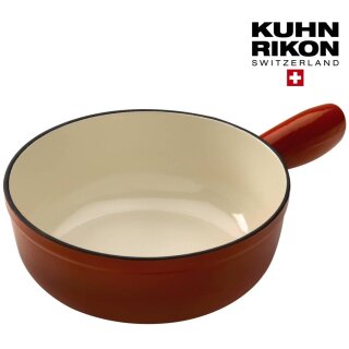 Kuhn Rikon Caquelon aus Eisenguss Ø 24 cm - Rot
