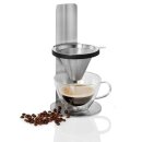 AdHoc Kaffeebereiter Kaffeefilter permanent Edelstahl...