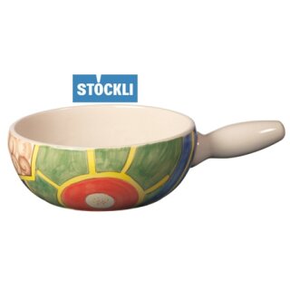 Stöckli Käsefondue handbemalter Caquelon "Colors" Ø 23 cm