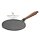 Skeppshult Gusseisen Crepe Pfanne Ø 23 cm mit Walnussholzgriff