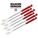 Kuhn Rikon Fondue Gabeln "schweizer Kreuz" 6-teilig