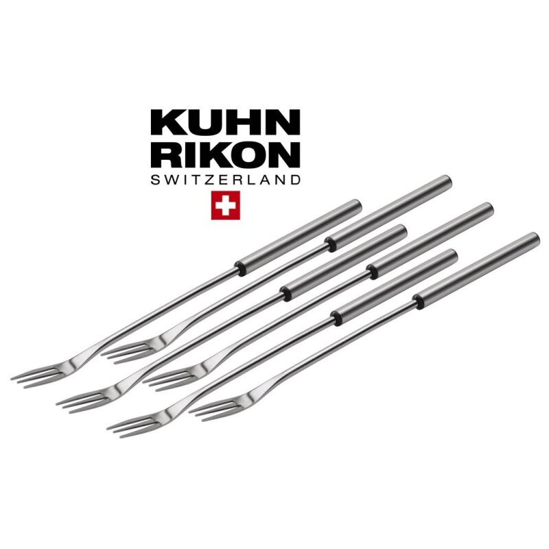 Kuhn Rikon Fondue Gabeln mit Edelstahlgriffen 6-teilig