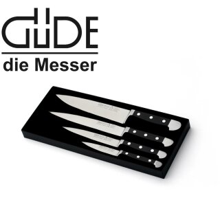 Güde 4-teiliges Messer Set geschmiedet, Serie Alpha