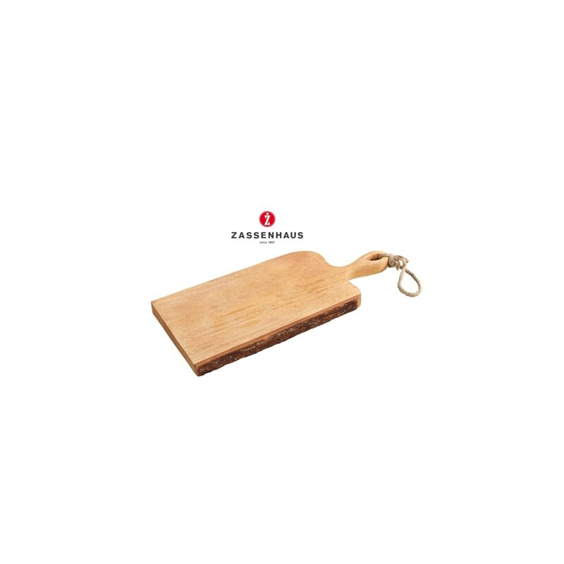 Zassenhaus Servierbrett mit Griff 46 x 20 cm aus Mangoholz