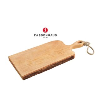 Zassenhaus Servierbrett mit Griff 46 x 20 cm aus Mangoholz