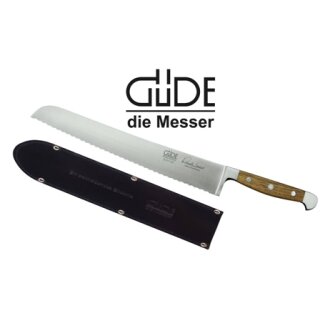 Güde Messer Brotmesser 32 cm aus Fasseiche inkl. Lederscheide