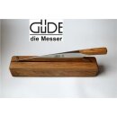 Güde The Knife Oliven Holzgriff und Messerblock aus...