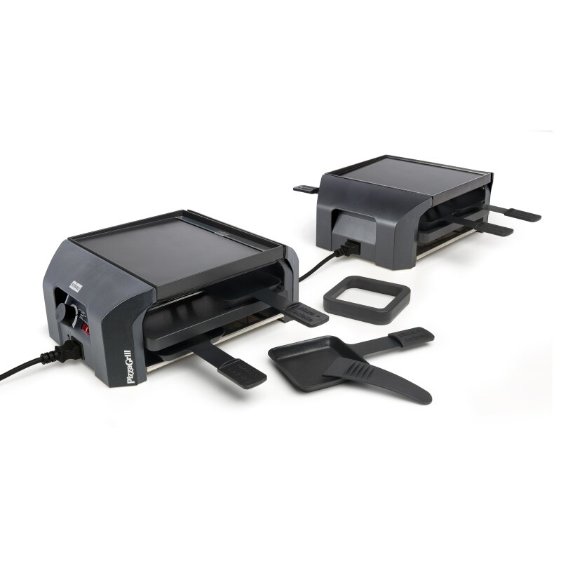 Stckli Raclette + Pizza Grill Fou4 Set anthrazit- Aktionspreis