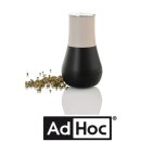 AdHoc Pfeffer- oder Salzmühle, Wippmühle PEPUP, schwarz/topaz