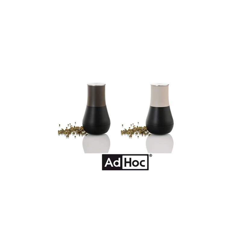 AdHoc Pfeffer- oder Salzmhlen Set, Wippmhlen PEPUP Set, sw/topaz& sw/mokka