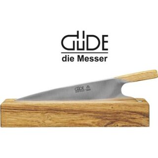 Güde The Knife Eichen Holzgriff und Messerblock aus Eiche