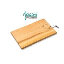 Macani WOODDESIGN 2x Schneidebrett Set geöltes Kirschholz 30x18x1,5 cm "Kuh