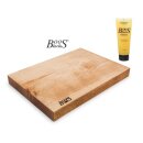 BOOS Blocks 1887 Ahorn 43x30.5x4.5cm + Pflegecreme BB44