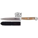 Gde Tomatenmesser geschmiedet 13 cm, Olive mit Messerscheide