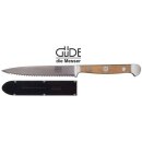 Güde Tomatenmesser geschmiedet 13 cm, Olive mit Messerscheide