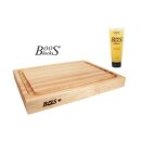 BOOS Blocks PRO CHEF Ahorn Schneidebrett 51 x 38 x 6 cm +...