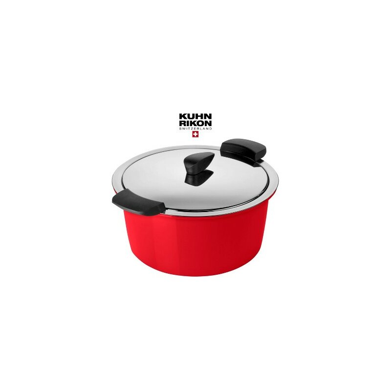 Kuhn Rikon HOTPAN Servier Kasserolle 2,0 L/ 18 cm in Rot - neue Farben