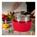 Kuhn Rikon HOTPAN Servier Kasserolle 2,0 L/Ø 18 cm in Rot