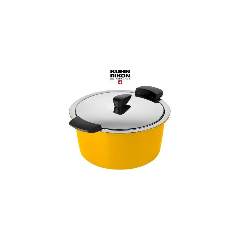 Kuhn Rikon HOTPAN Servier Kasserolle 2,0 L/ 18 cm in Gelb - neue Farben