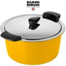 Kuhn Rikon HOTPAN Servier Kasserolle 2,0 L/ 18 cm in Gelb - neue Farben
