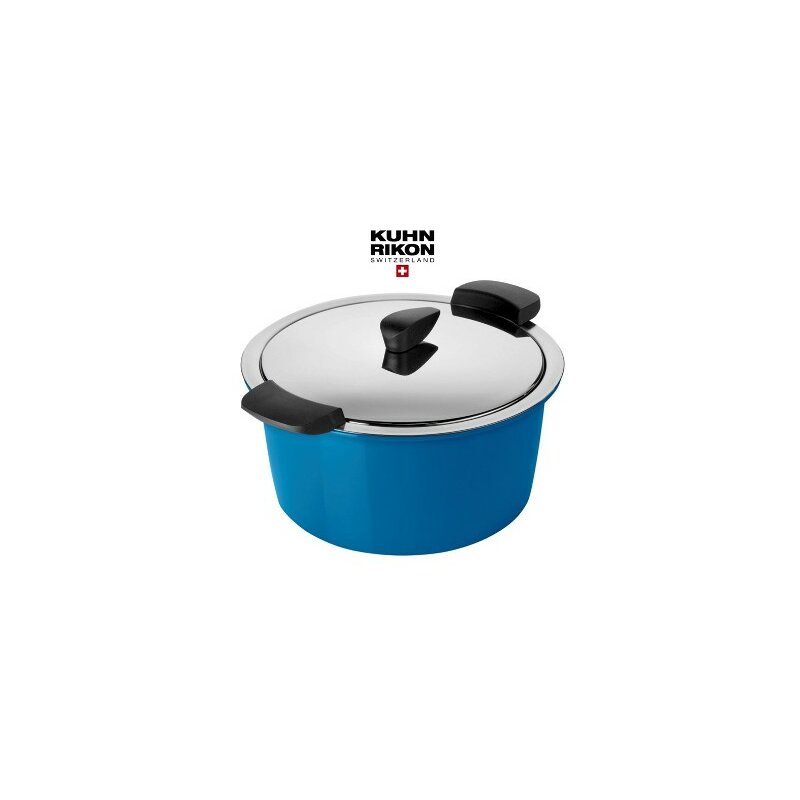 Kuhn Rikon HOTPAN Servier Kasserolle 2,0 L/ 18 cm in Blau - neue Farben