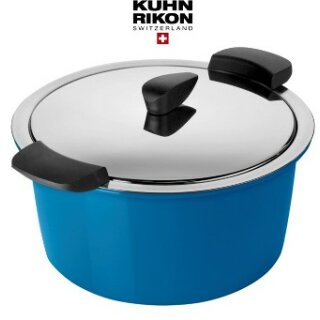 Kuhn Rikon HOTPAN Servier Kasserolle 2,0 L/Ø 18 cm in Blau