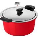 Kuhn Rikon HOTPAN Servier Kasserolle 3,0 L/Ø 22 cm in Rot