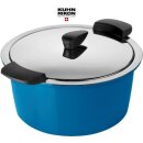 Kuhn Rikon HOTPAN Servier Kasserolle 3,0 L/ 22 cm in Blau - neue Farben