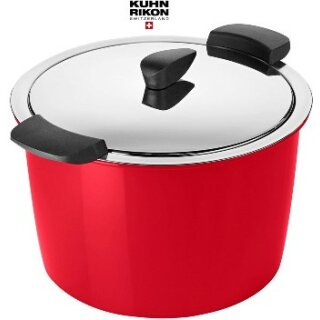 Kuhn Rikon HOTPAN Servier Kochtopf 5,0 L/Ø 22 cm in Rot