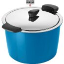 Kuhn Rikon HOTPAN Servier Kochtopf 5,0 L/Ø 22 cm in Blau