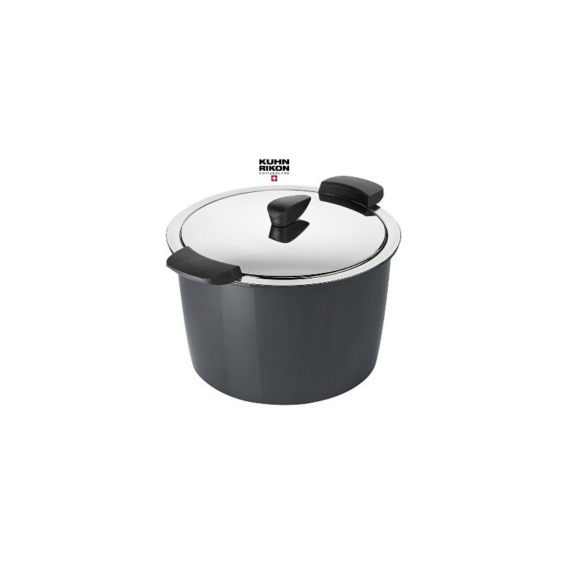 Kuhn Rikon HOTPAN Servier Kochtopf 5,0 L/ 22 cm in Grau - neue Farben