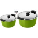 Kuhn Rikon HOTPAN Thermo + Energiespartopf Set 2,0 L, 3,0 L  in Grün