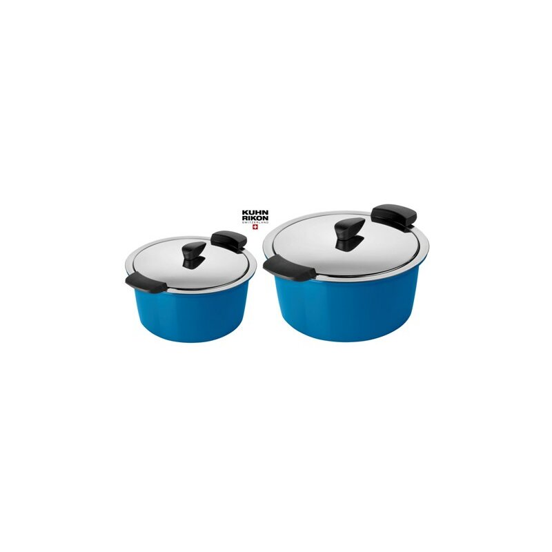Kuhn Rikon HOTPAN Thermo + Energiespartopf Set 2,0 L, 3,0 L  in Blau - neue Farben