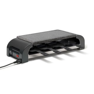 Stöckli Raclette PIZZAGrill for8 Hotstone - für 8 Personen in Anthrazit