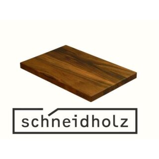 Schneidholz Kleinholzbrett 270 x 180 x 17 mm  massiv Schwarznuss