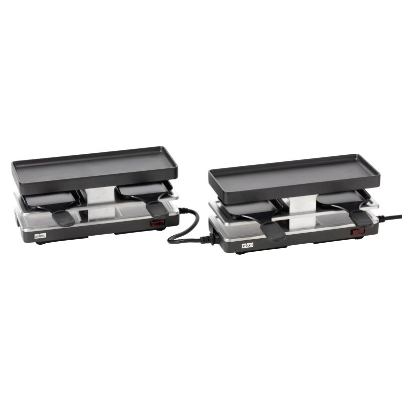 Stckli Raclette Twinboard Set anthrazit