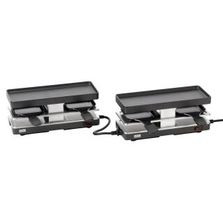 Stöckli Raclette Twinboard Set anthrazit