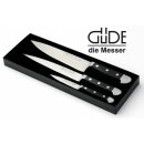 Güde 3-teiliges Messer Set geschmiedet, Serie Alpha