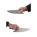 GüdeThe Knife mit Grenadill Holzgriff und Messerblock aus Räuchereiche