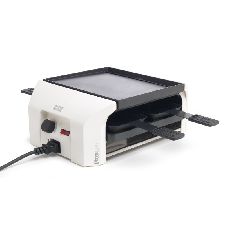 Stckli Raclette +  Pizza Grill Four4 Basisgert weiss