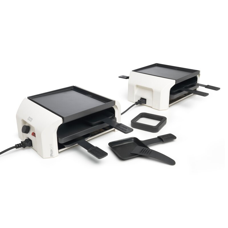 Stckli Raclette + Pizza Grill Fou4 Set weiss- Aktionspreis
