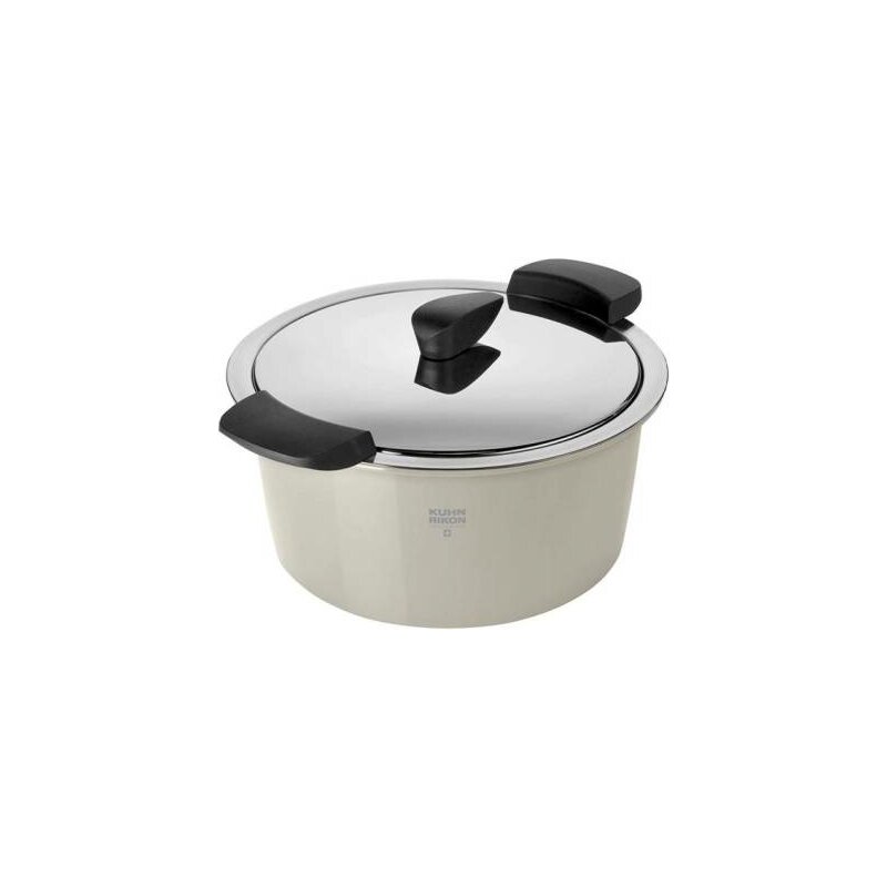 Kuhn Rikon HOTPAN Servier Kasserolle 3,0 L/ 22 cm - Trendfarbe Sand