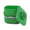 Stckli Komposteimer Pot mit Aktivkohlefilter in Grn 5 Liter + 2 Ersatzfilter