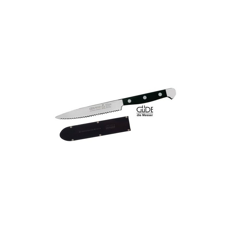 Gde Tomatenmesser geschmiedet 13 cm, Alpha mit Messerscheide