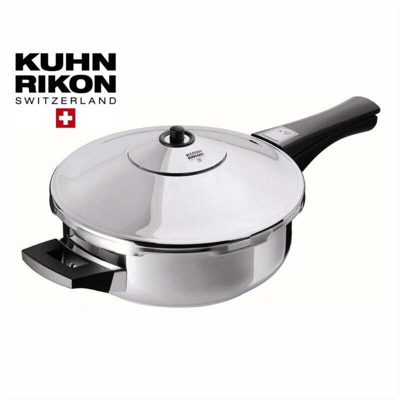 Kuhn Rikon Schnellkochtopf Schnellbratpfanne Duromatic Inox 2,5 L/ 24 cm