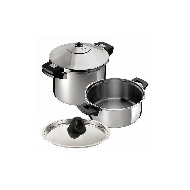 Kuhn Rikon Schnellkochtopf Duromatic Inox Set 6,0 L + 2,5 L/ 24 cm